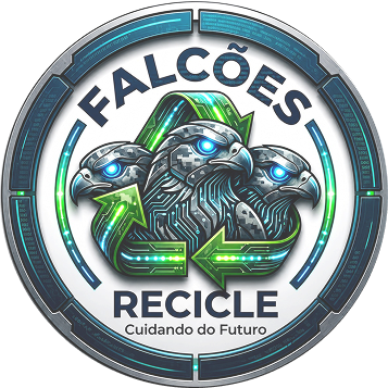 Logo Falcões Recicle - Cuidando do Futuro